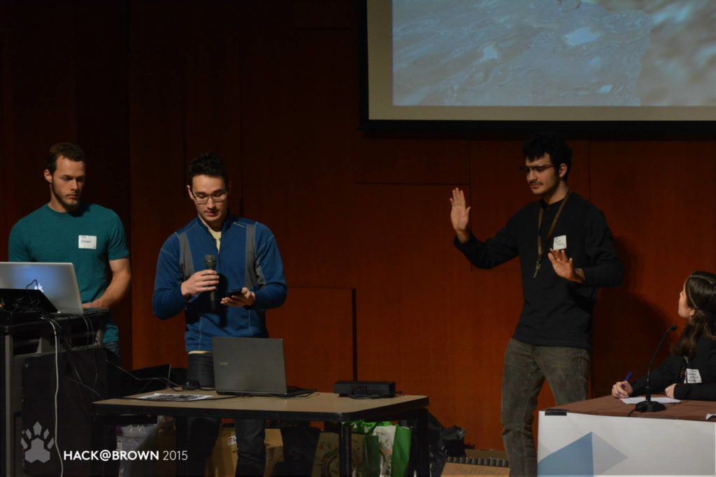 Presenting HoloScreen at Hack@Brown