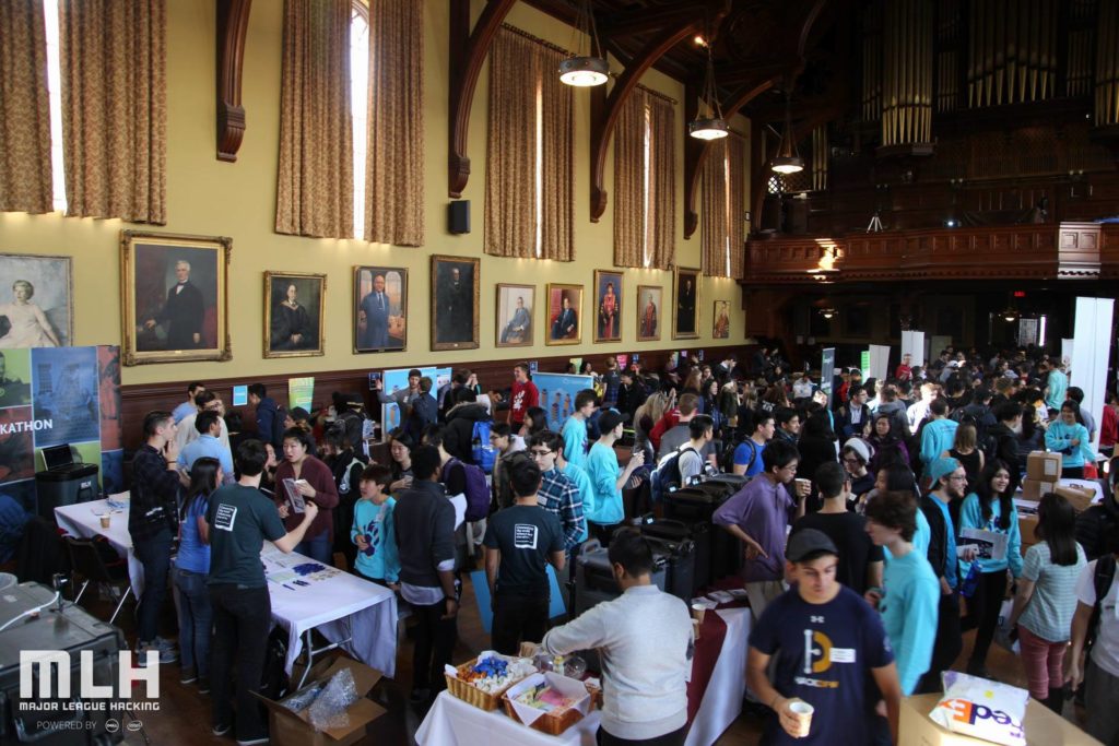 Sayles hall during Hack@Brown 2016